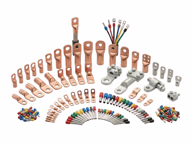Cable lugs and ferrules, compression type