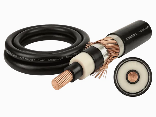 HV power cables with XLPE insulation